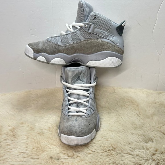 Jordan Other - Jordan 6 Rings Youth‎ Sneakers Basketball Shoes Gray White Size 1Y